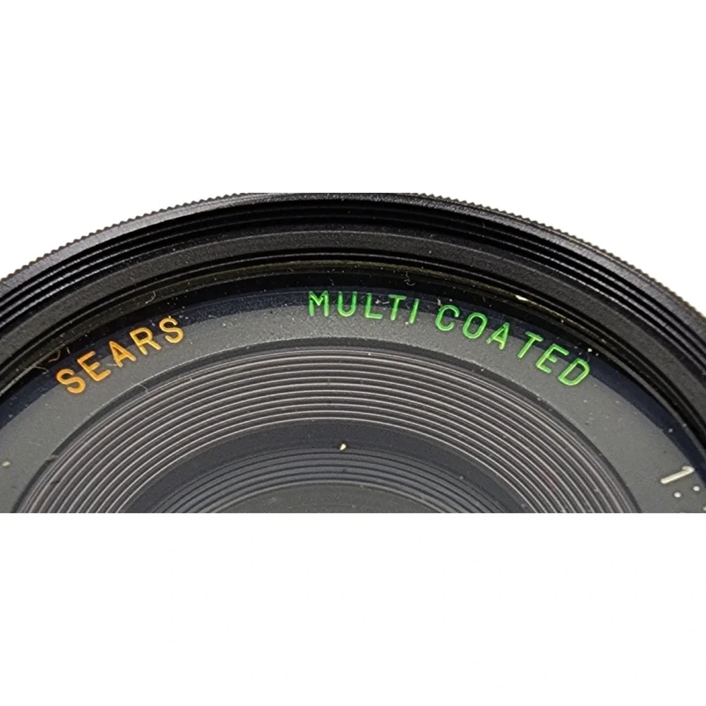 Sears Auto Multicoated 28mm Macro Camera Lens f=28mm 1:2.8 MD Mount